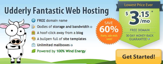 FatCow Hosting Sale $3.18/mo