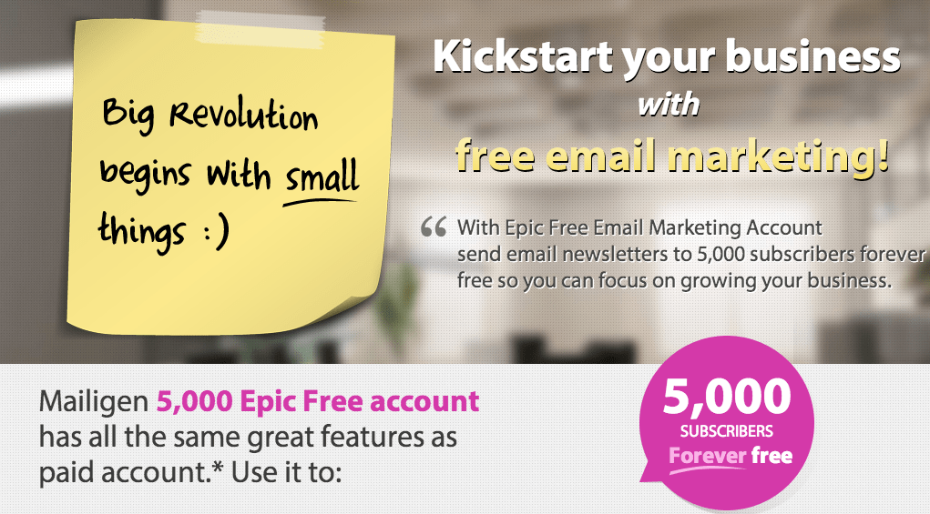 5000 Epic Free Email Marketing