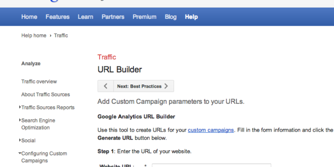Google URL Builder