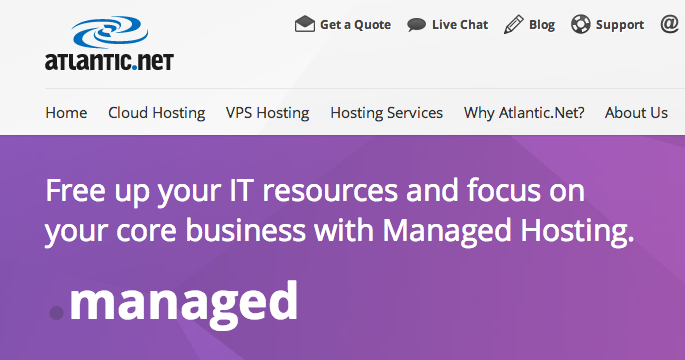 Atlantic.Net No Longer Offers Managed VPS