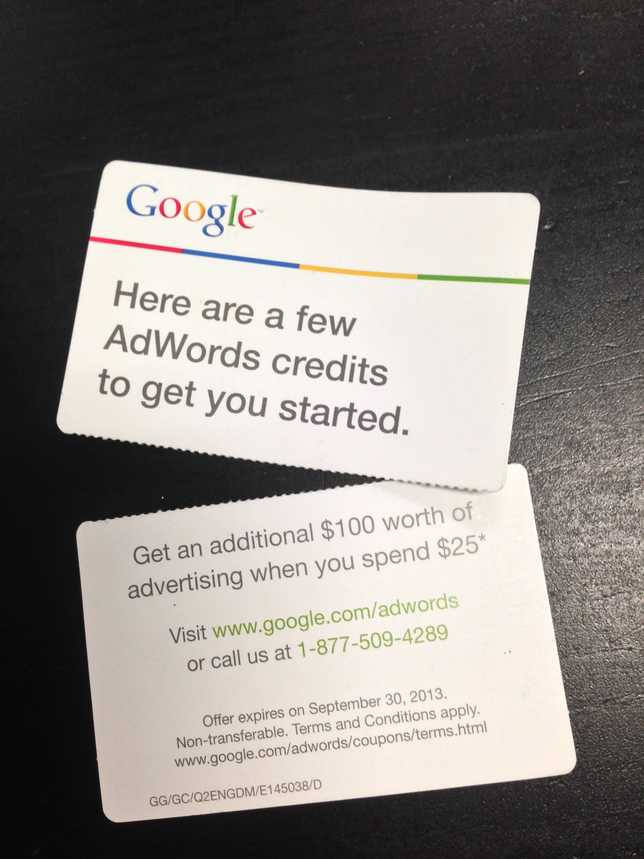 Free Adwords Giveaway