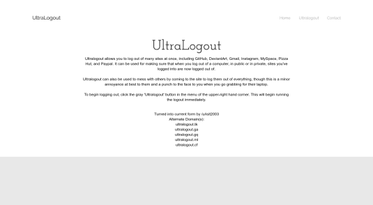 UltraLogout