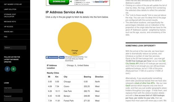 ip address locator geobytes