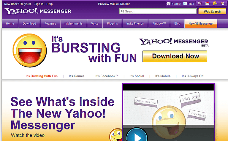 download old yahoo messenger